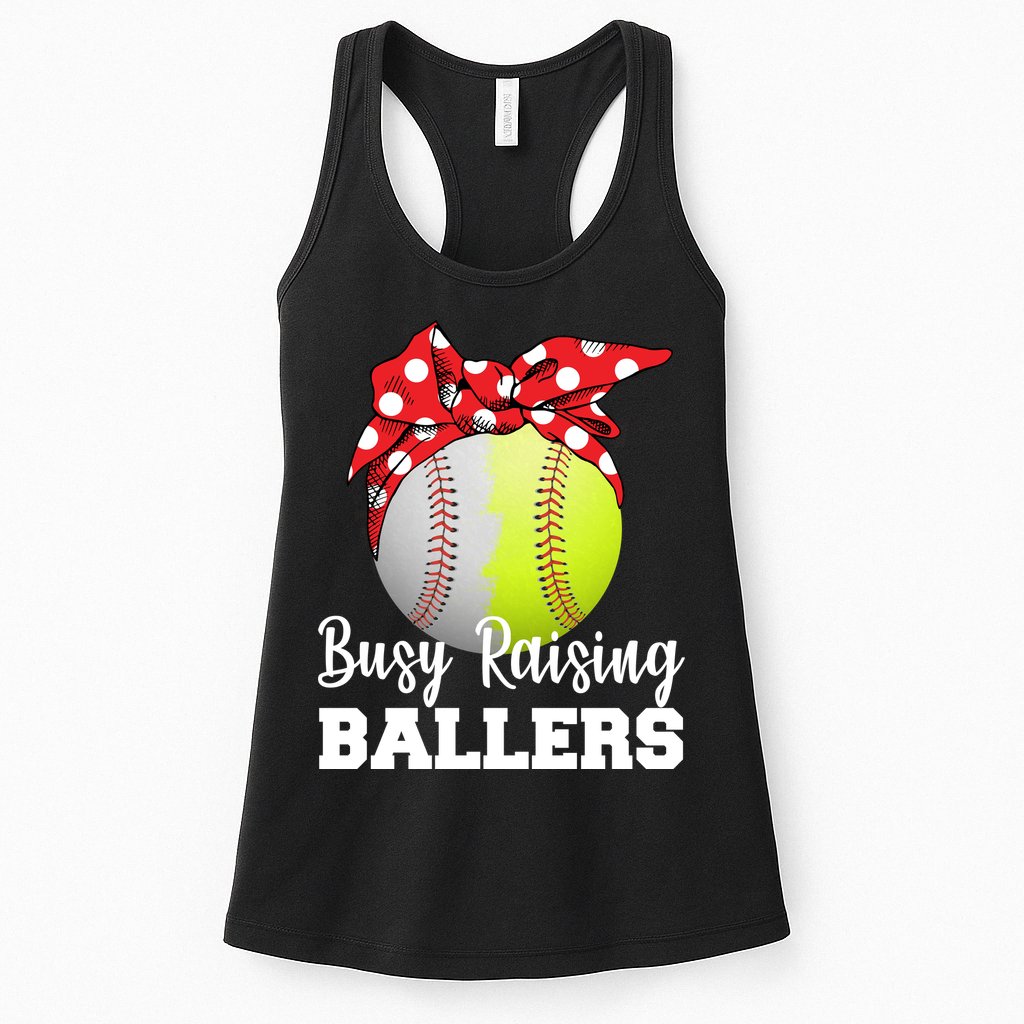 Busy Raising Ballers Womens Tank Top