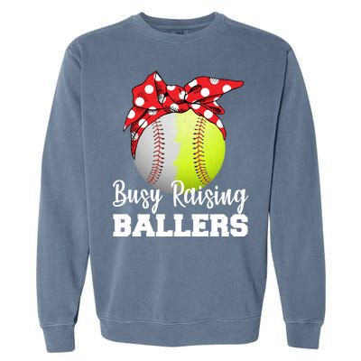 Busy Raising Ballers Garment-Dyed Sweatshirt