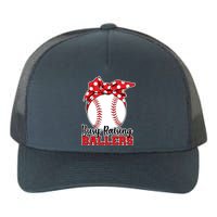 Busy Raising Ballers Baseball Parents Yupoong Adult 5-Panel Trucker Hat