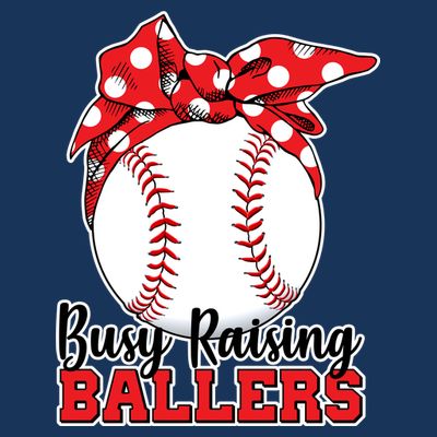Busy Raising Ballers Baseball Parents T-Shirt
