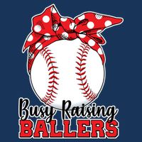 Busy Raising Ballers Baseball Parents 16 in Basic Backpack
