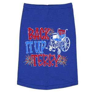 Back Up Terry Put It In Reverse Firework Patriotic 4th July Gift Doggie Tank