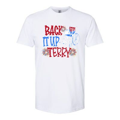 Back Up Terry Put It In Reverse Firework Patriotic 4th July Gift Softstyle CVC T-Shirt