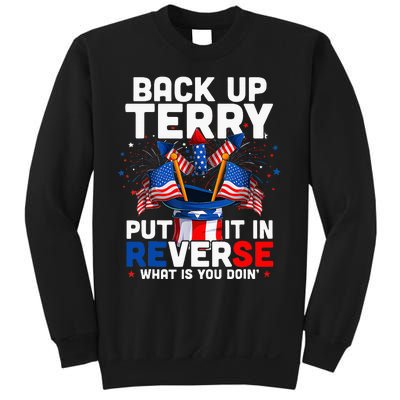 Back Up Terry Put It In Reverse Funny July 4th Firework Sweatshirt