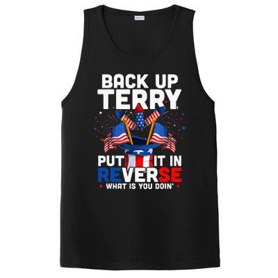 Back Up Terry Put It In Reverse Funny July 4th Firework PosiCharge Competitor Tank