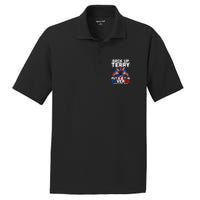 Back Up Terry Put It In Reverse Funny July 4th Firework PosiCharge RacerMesh Polo