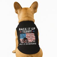 Back Up Terry Put It In Reverse Firework Funny 4th Of July Doggie Tank