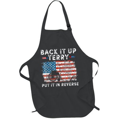 Back Up Terry Put It In Reverse Firework Funny 4th Of July Apron