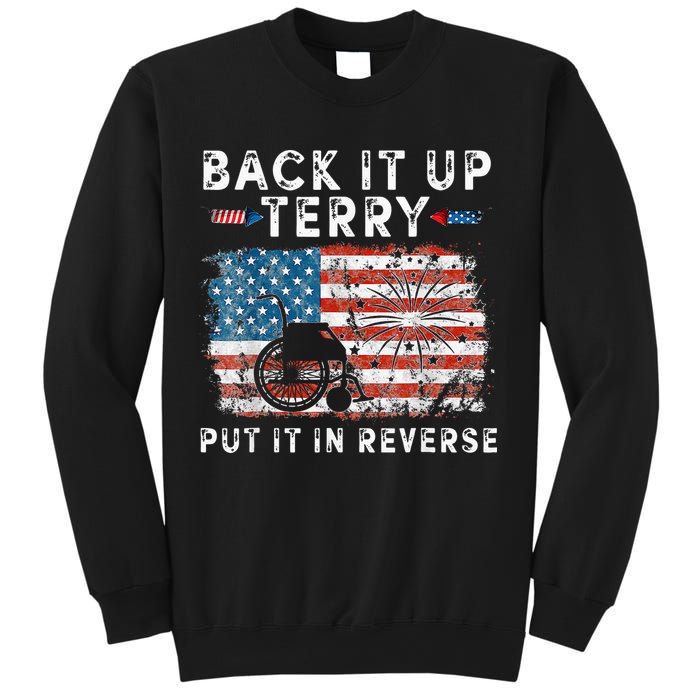 Back Up Terry Put It In Reverse Firework Funny 4th Of July Sweatshirt
