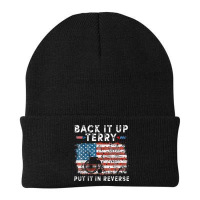 Back Up Terry Put It In Reverse Firework Funny 4th Of July Beanie
