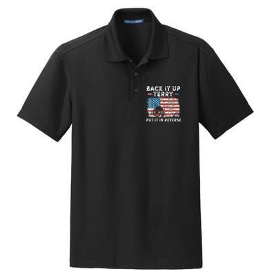 Back Up Terry Put It In Reverse Firework Funny 4th Of July Dry Zone Grid Polo