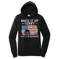 Back Up Terry Put It In Reverse Firework Funny 4th Of July Women's Pullover Hoodie
