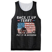 Back Up Terry Put It In Reverse Firework Funny 4th Of July Mesh Reversible Basketball Jersey Tank