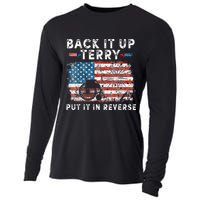 Back Up Terry Put It In Reverse Firework Funny 4th Of July Cooling Performance Long Sleeve Crew