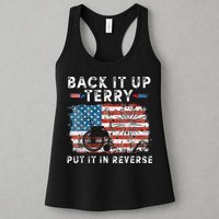 Back Up Terry Put It In Reverse Firework Funny 4th Of July Womens Tank Top