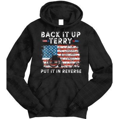 Back Up Terry Put It In Reverse Firework Funny 4th Of July Tie Dye Hoodie