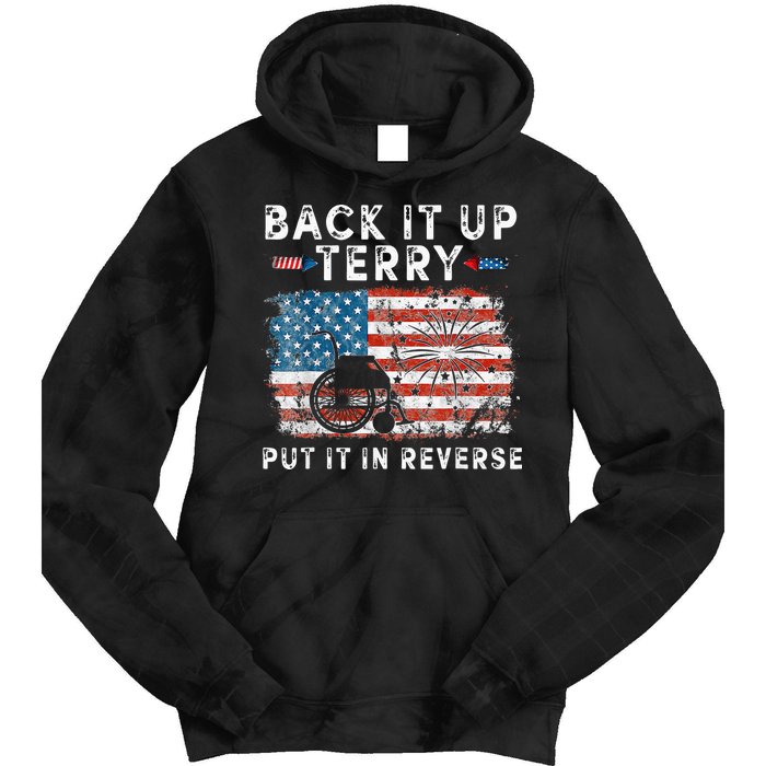 Back Up Terry Put It In Reverse Firework Funny 4th Of July Tie Dye Hoodie