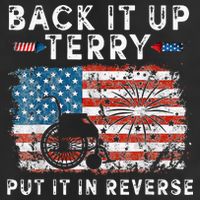 Back Up Terry Put It In Reverse Firework Funny 4th Of July Trucker Hat
