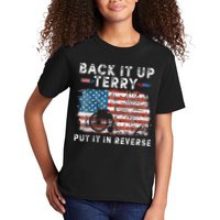 Back Up Terry Put It In Reverse Firework Funny 4th Of July Kids T-Shirt