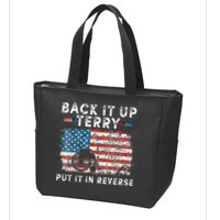 Back Up Terry Put It In Reverse Firework Funny 4th Of July Zip Tote Bag
