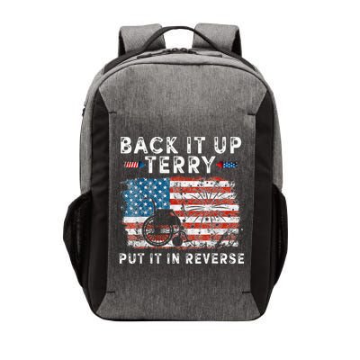 Back Up Terry Put It In Reverse Firework Funny 4th Of July Vector Backpack