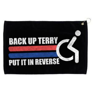 Back Up Terry Put It In Reverse Funny 4th Of July Great Gift Grommeted Golf Towel