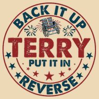 Back Up Terry Put It In Reverse Firework Vintage 4th Of July Bag
