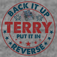 Back Up Terry Put It In Reverse Firework Vintage 4th Of July Toddler Hoodie