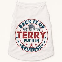 Back Up Terry Put It In Reverse Firework Vintage 4th Of July Doggie Tank