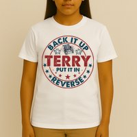 Back Up Terry Put It In Reverse Firework Vintage 4th Of July T-Shirt