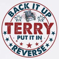 Back Up Terry Put It In Reverse Firework Vintage 4th Of July Bucket Hat