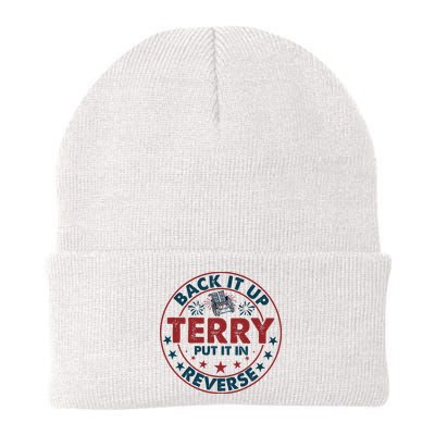 Back Up Terry Put It In Reverse Firework Vintage 4th Of July Beanie
