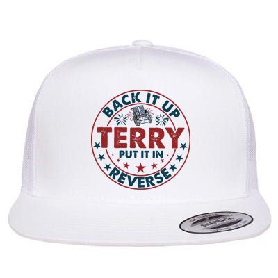 Back Up Terry Put It In Reverse Firework Vintage 4th Of July Flatbill Hat