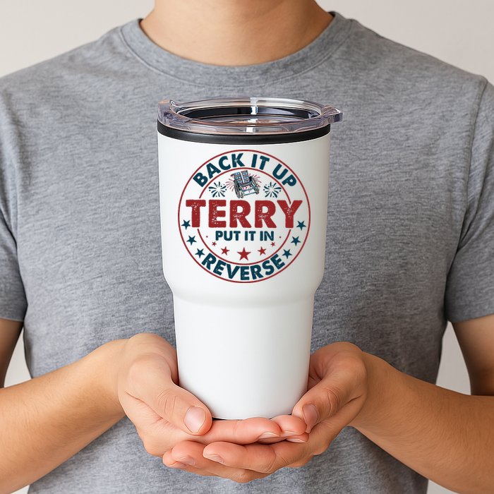 Back Up Terry Put It In Reverse Firework Vintage 4th Of July Tumbler