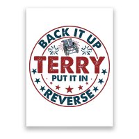 Back Up Terry Put It In Reverse Firework Vintage 4th Of July Poster