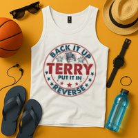 Back Up Terry Put It In Reverse Firework Vintage 4th Of July Tank Top