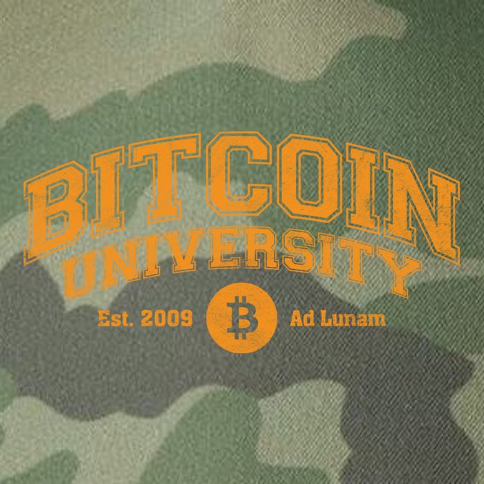 Bitcoin University To The Moon, Funny Distressed College BTC Legacy Tie Dye Trucker Hat