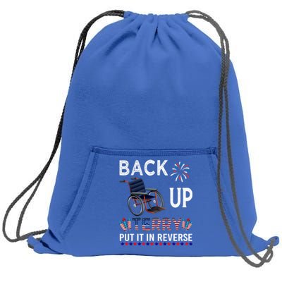 Back Up Terry Put It In Reverse Tee Funny July 4th Of July Gift Sweatshirt Cinch Pack Bag