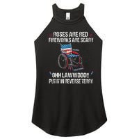 Back Up Terry Put It In Reverse Fireworks Fourth Of July Women's Perfect Tri Rocker Tank