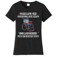 Back Up Terry Put It In Reverse Fireworks Fourth Of July Women's T-Shirt