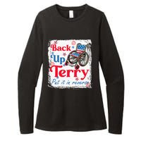 Back Up Terry Put It In Reverse Fourth Of July Usa Flag Womens CVC Long Sleeve Shirt