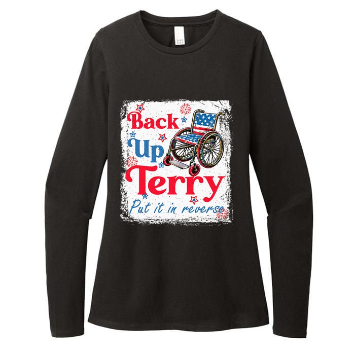 Back Up Terry Put It In Reverse Fourth Of July Usa Flag Womens CVC Long Sleeve Shirt