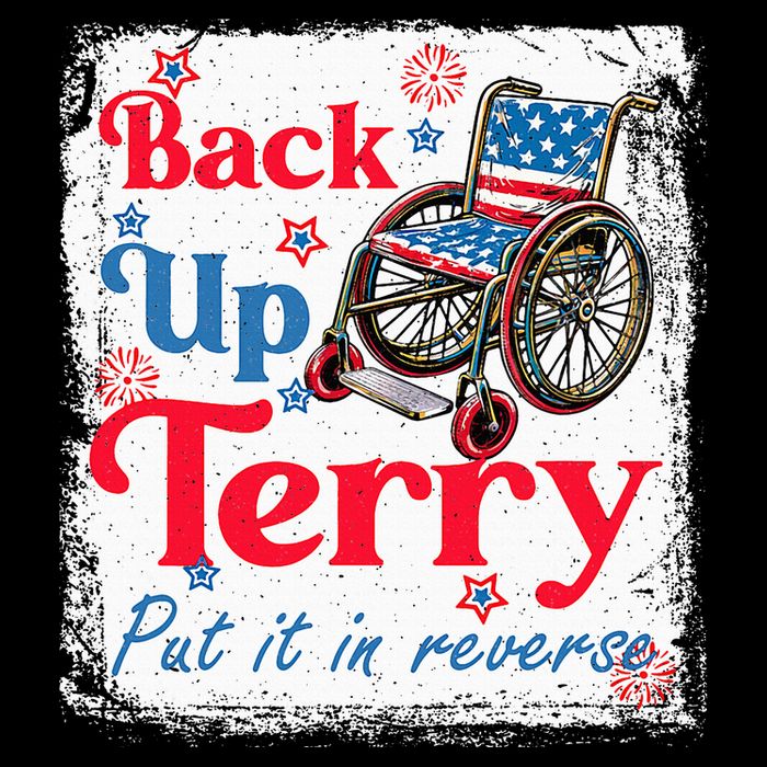 Back Up Terry Put It In Reverse Fourth Of July Usa Flag Mousepad