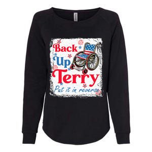 Back Up Terry Put It In Reverse Fourth Of July Usa Flag Womens California Wash Sweatshirt