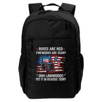 Back Up Terry Put It In Reverse Funny 4th Of July Distressed Daily Commute Backpack