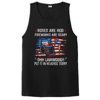 Back Up Terry Put It In Reverse Funny 4th Of July Distressed PosiCharge Competitor Tank