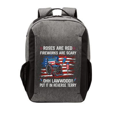 Back Up Terry Put It In Reverse Funny 4th Of July Distressed Vector Backpack