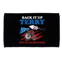 Back Up Terry Put It In Reverse 4th Of July Funny Patriotic Microfiber Hand Towel