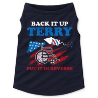 Back Up Terry Put It In Reverse 4th Of July Funny Patriotic Doggie Tank