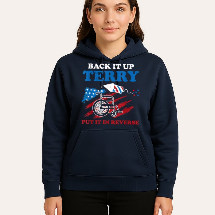 Back Up Terry Put It In Reverse 4th Of July Funny Patriotic Hoodie